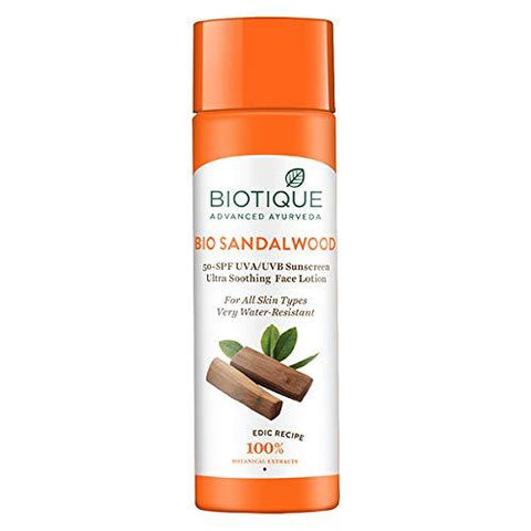 Bio Sandalwood SPF 50 Sunscreen Lotion